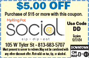 Special Coupon Offer for Melting Pot Social